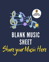 Blank Music Sheet: Share Your Music Here's Book Image