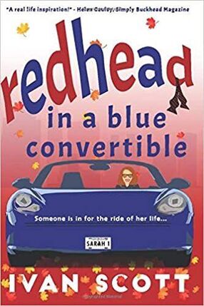 Redhead in a Blue Convertible's Book Image