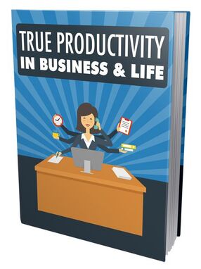 True Productivity in Business & Life's Book Image