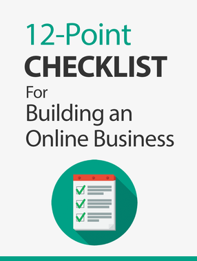 12-Point Checklist For Building An Online Business Ebook's Book Image