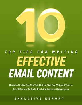 10 Tips For Writing Effective Email Content Ebook's Book Image