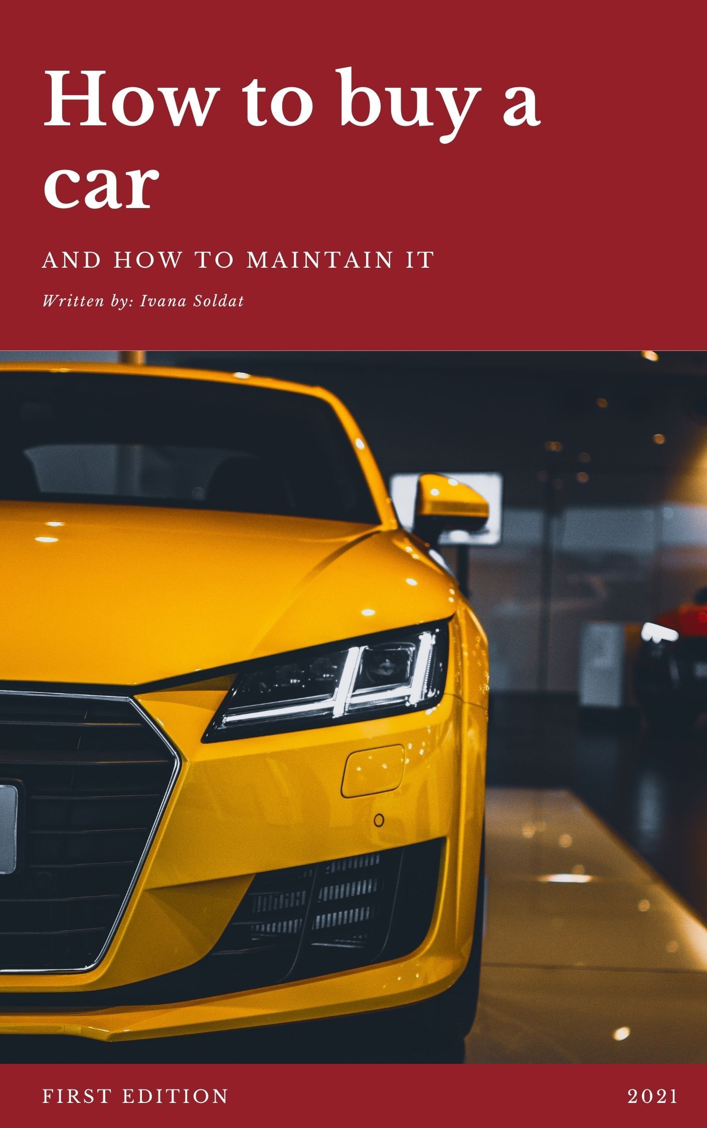 How to buy a car and how to maintain it's Book Image