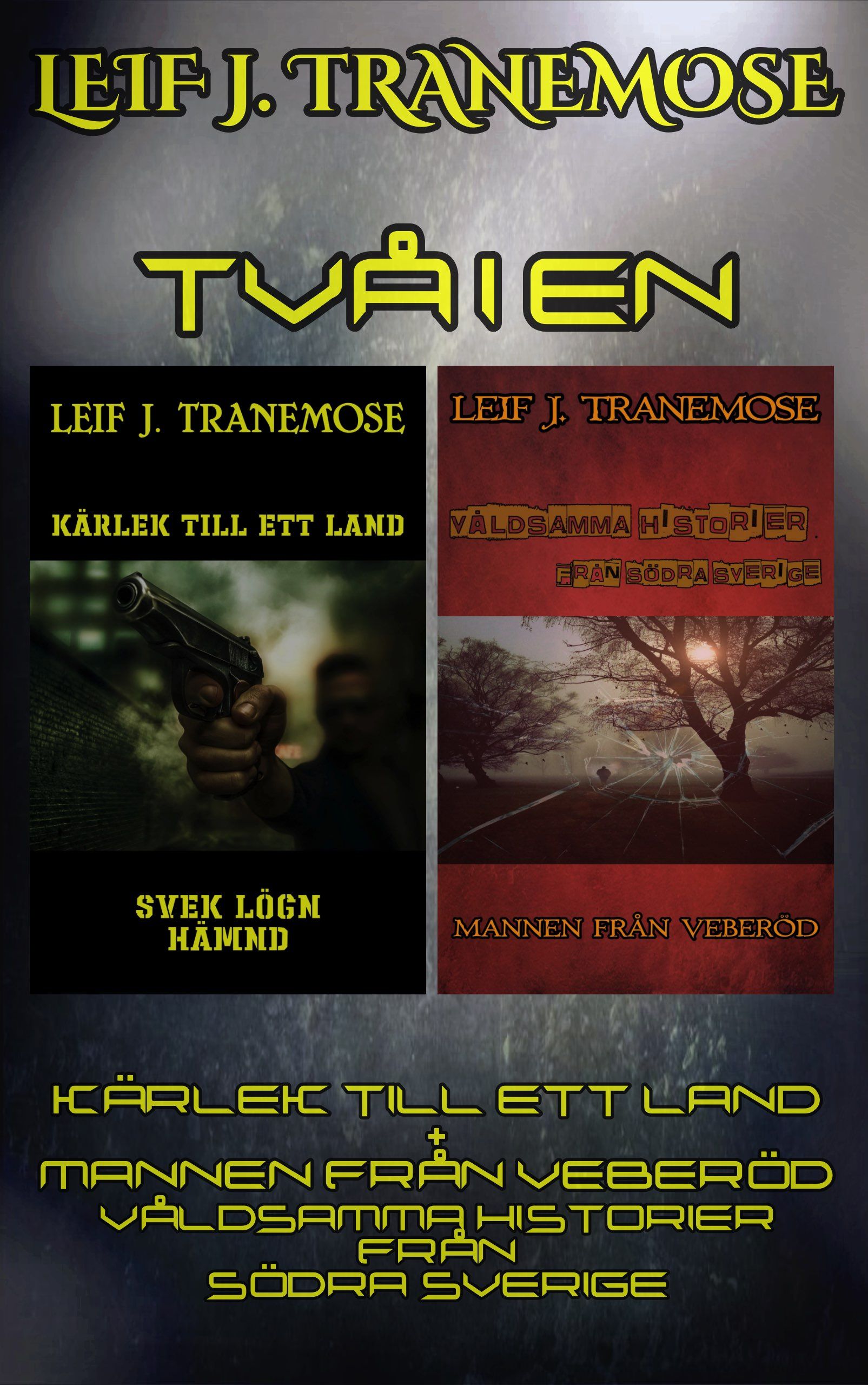 Två I En: Kärlek Till Ett Land + Mannen Från Veberöd-Våldsamma Historier Från Södra Sverige's Book Image