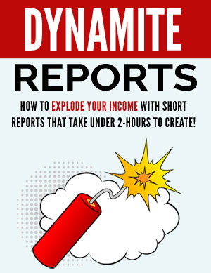 Dynamite Reports (How To Explode Your Income With Short Reports That Takes Under 2 Hours To Create!) Ebook's Book Image